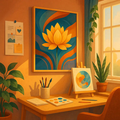Art for Your Well-being: How to Create an Inspiring Environment That Nourishes Your Growth