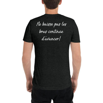 T-shirt Léger Triblend Unisexe ''Continue d'avancer''